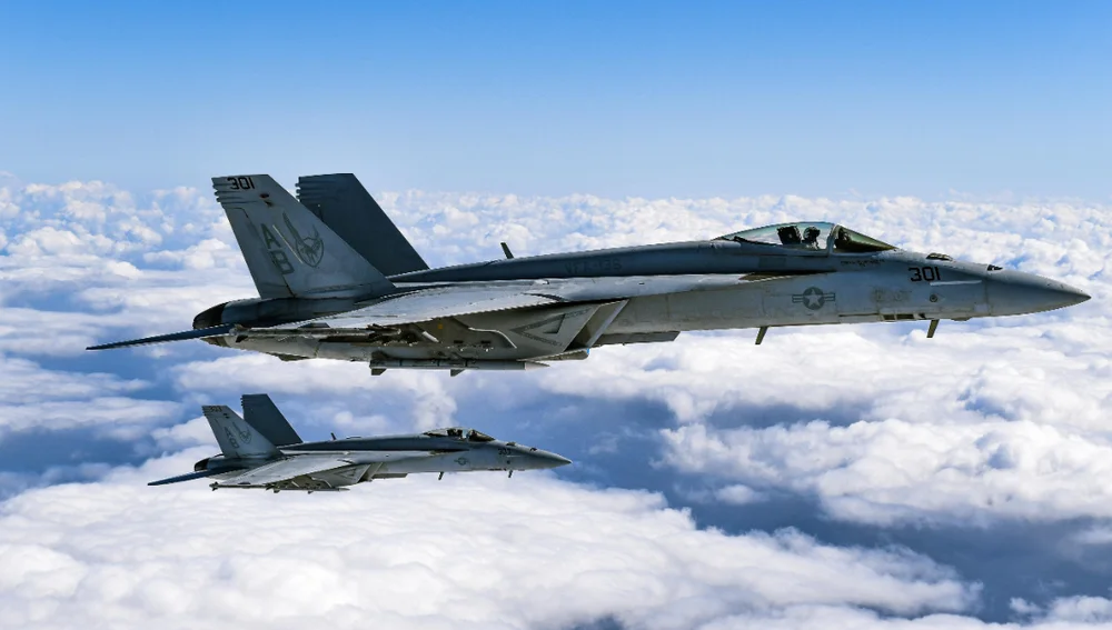 Dos F-18 españoles aerea Rumanía Ucrania