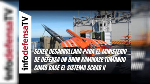 Imagen de portada: Infodefensa: Sener TAFS desarrollará para Defensa el demostrador de munición merodeadora Murade sobre el Scrab II