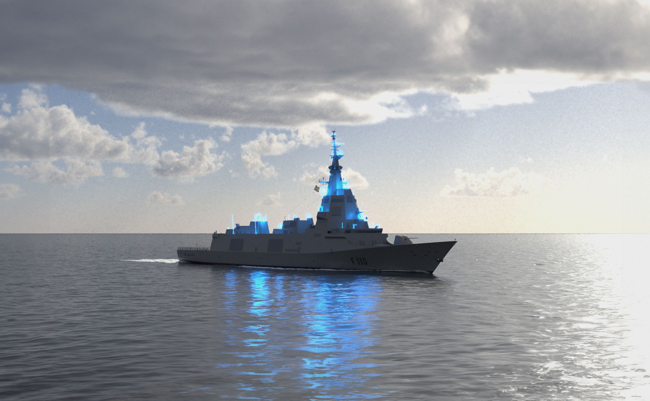 navantia f110 defensa antiaerea y antimisil