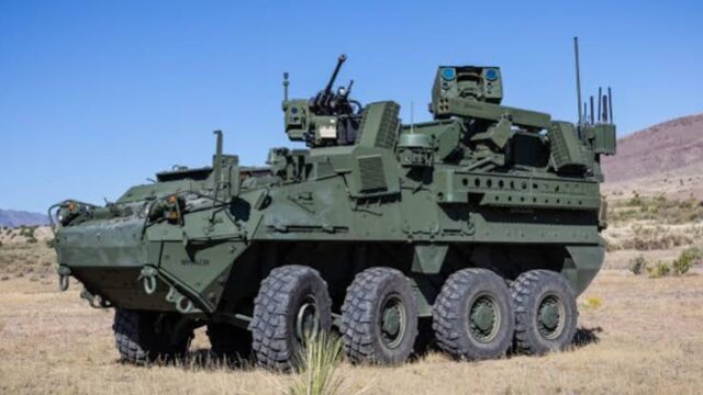 vehículos blindados Stryker al Ejército