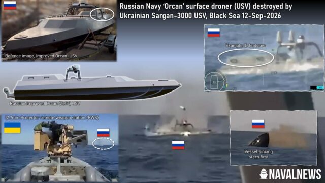 Imagen de portada: Un USV ucraniano habría destruido a otro dron naval ruso en el mar Negro