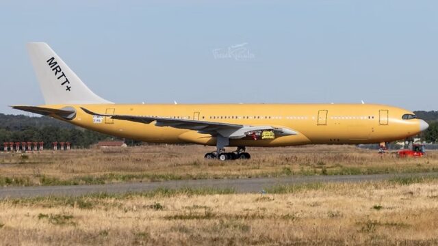 Imagen de portada: El primer Airbus A330 MRTT+ habría salido de la línea de ensamblaje de Toulouse