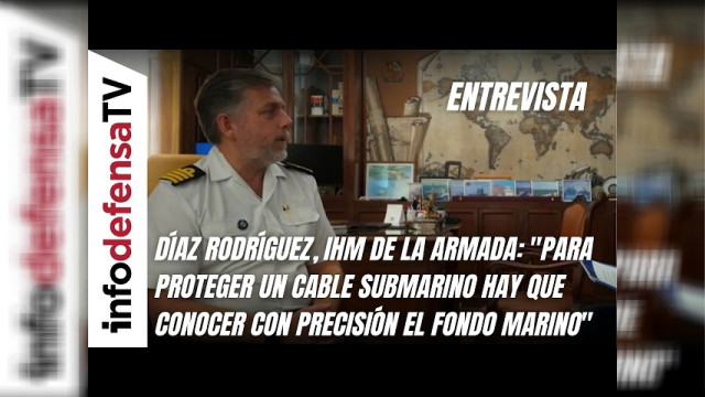 Imagen de portada: El IHM sitúa el conocimiento del fondo marino como base para proteger los cables submarinos