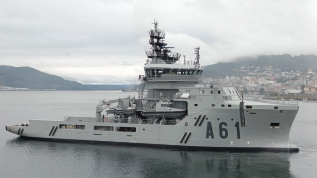 Imagen de portada: La Armada habría integrado el buque Carnota y el USV Sead 23 en el ejercicio Repmus 26