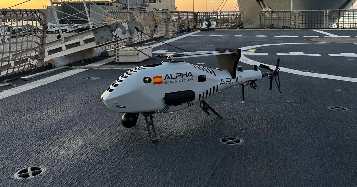 Imagen de portada: Alpha Unmanned Systems habría sido seleccionada por la Armada para suministrar un RPAS Clase I