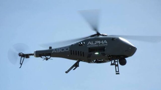 helicópteros no tripulados A900 de Alpha Unmanned