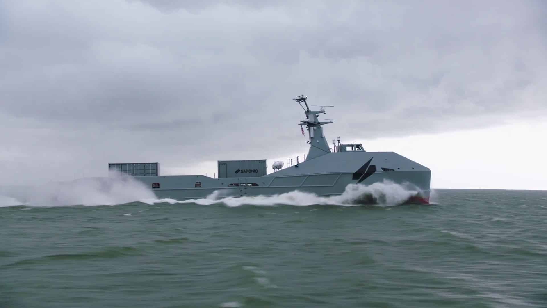 Imagen de portada: Saronic habría recibido un contrato para producir buques autónomos Marauder para la Marina de EE. UU.