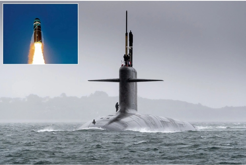 Imagen de portada: Francia valida desde el Le Vigilant la integración del misil balístico M51.3
