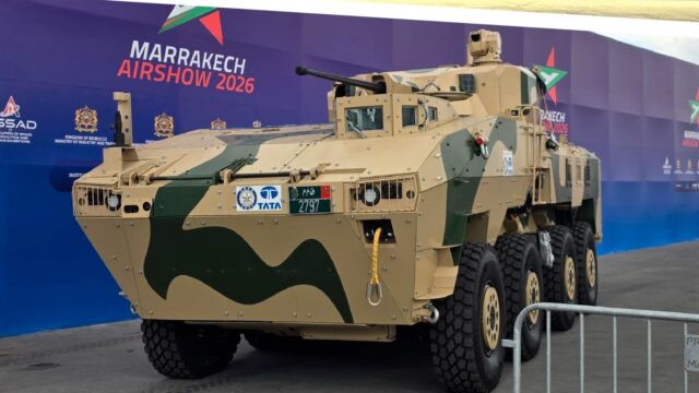 Imagen de portada: MMI prevé iniciar en 2027 las entregas de torretas para los blindados 8x8 de Marruecos