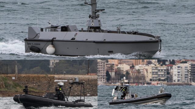Imagen de portada: Francia habría preseleccionado tres equipos para sus drones de superficie armados DANAE