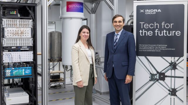 Imagen de portada: Indra comprometería 10 millones de euros en la catalana Qilimanjaro para impulsar la computación cuántica