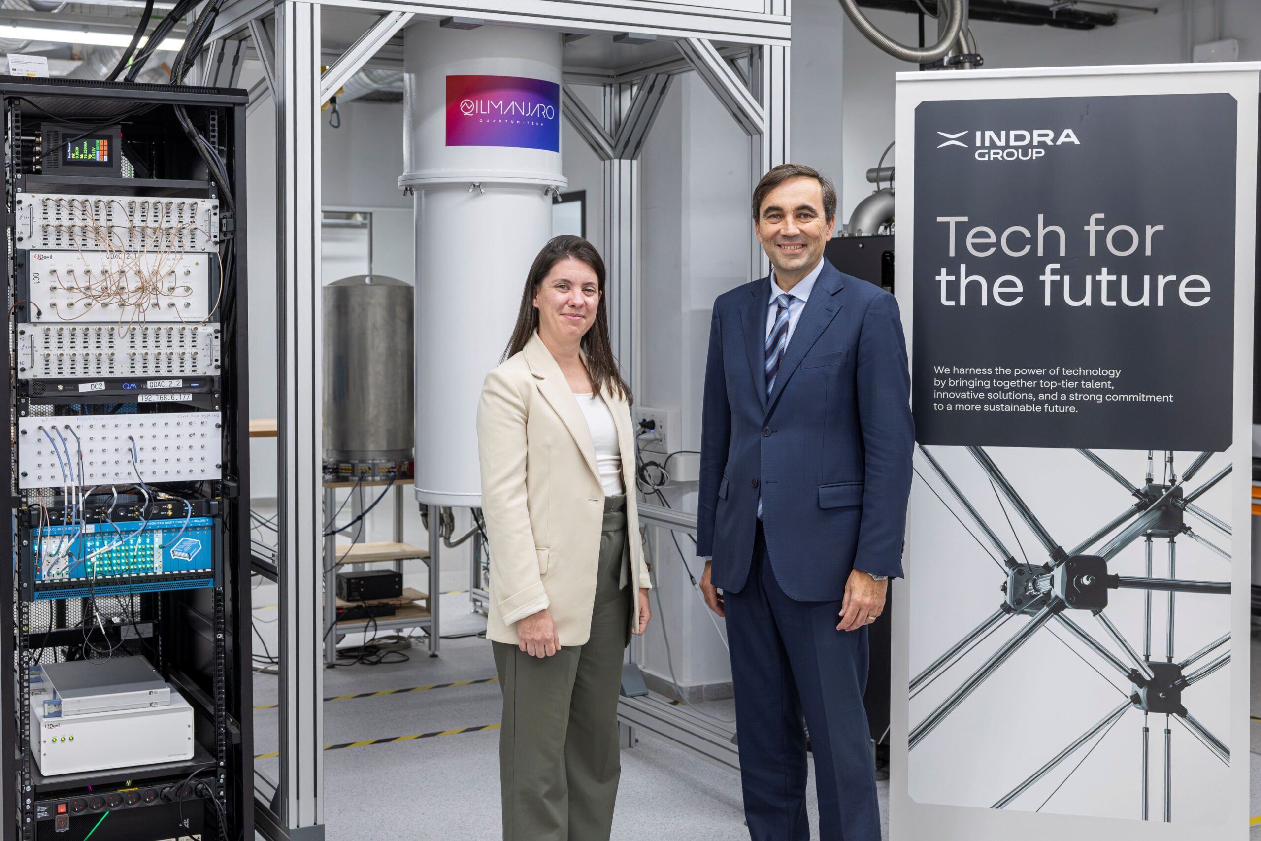 Imagen de portada: Indra comprometería 10 millones de euros en la catalana Qilimanjaro para impulsar la computación cuántica