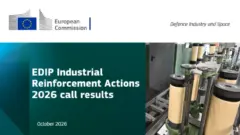Imagen de portada: La Comisión Europea habría seleccionado ocho proyectos del EDIP para ampliar la producción de municiones y explosivos