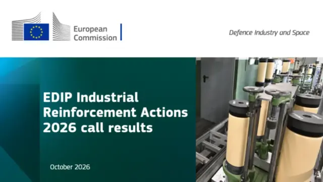 Imagen de portada: La Comisión Europea habría seleccionado ocho proyectos del EDIP para ampliar la producción de municiones y explosivos