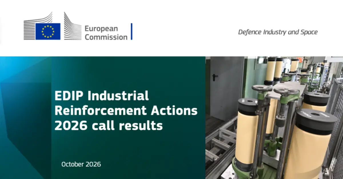 Imagen de portada: La Comisión Europea habría seleccionado ocho proyectos del EDIP para ampliar la producción de municiones y explosivos